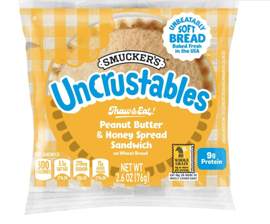 Uncrustables -Peanut Butter & Honey