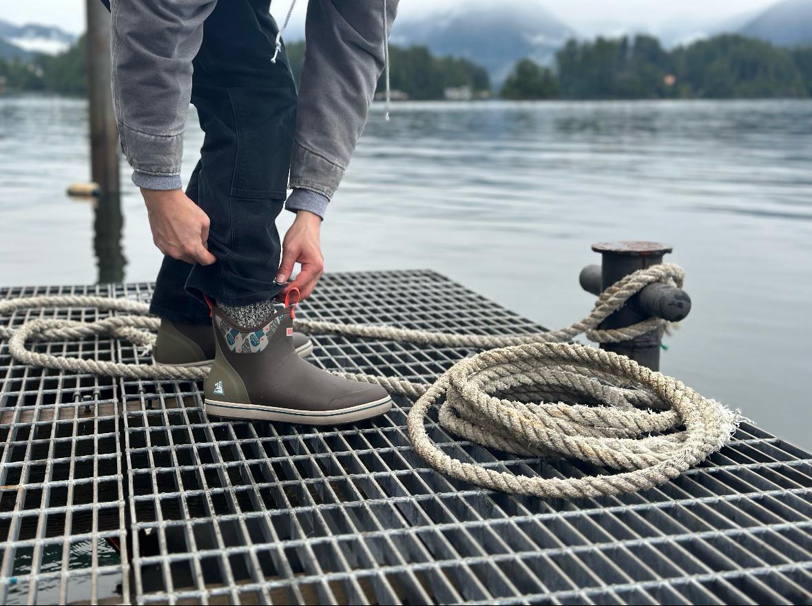 Brown/Olive Deck Boots