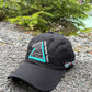 Unstructured Teal Logo Hat
