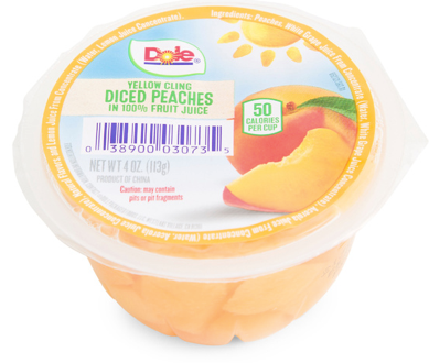 Diced Peaches