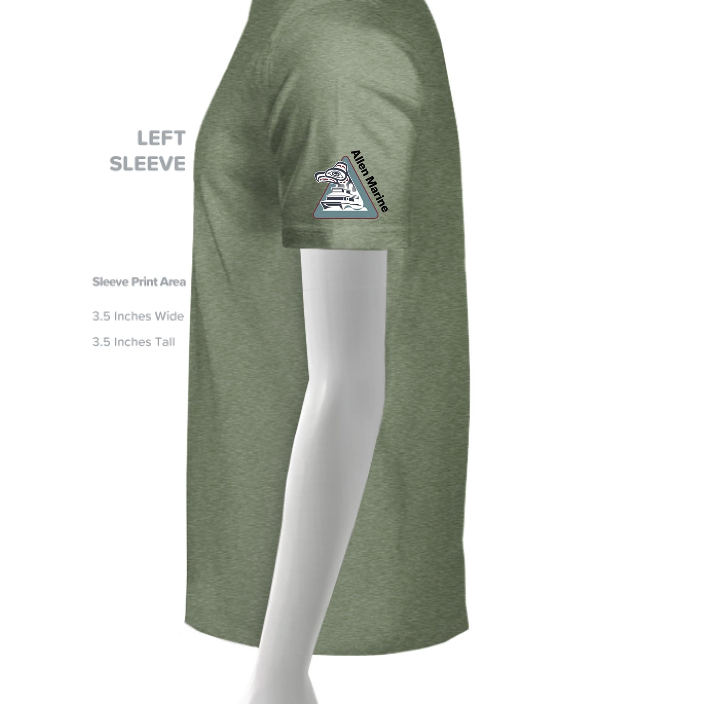 OLIVE TRIBLEND - SLEEVE_LEFT