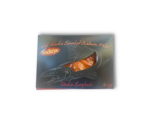 Tonka Seafoods 16 oz Smoked Sockeye