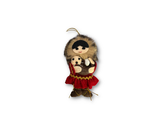 Sitka Otter & Eskimo Ornament